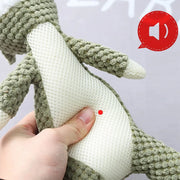 plush squeaky puppy dog chew toy, view 6 - MRSLM