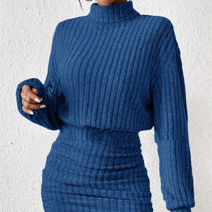 high neck ribbed knit suit, view 6 - MRSLM