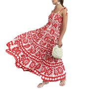 sling contrast color dress, view 2 - MRSLM