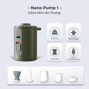 portable rechargeable nano air pump, view 6 - MRSLM