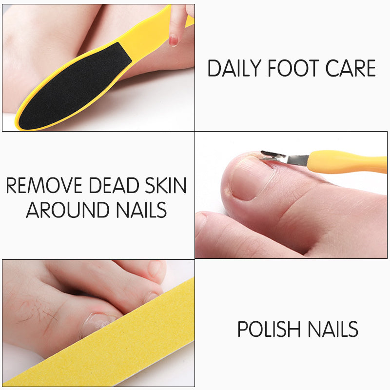 professional 10-piece pedicure tool set, view 5 - MRSLM