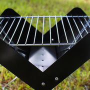 folding BBQ grill, view 2 - MRSLM