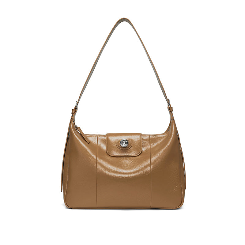 leather tote crossbody bag, view 5 - MRSLM