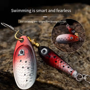 rotating metal spinner fishing lure, view 13 - MRSLM