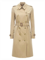 khaki windbreaker trench coat, view 2 - MRSLM