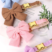 fashion dog collar and leash set with bowtie, view 7 - MRSLM
