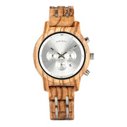 business wood case watch, view 8 - MRSLM