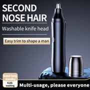 rechargeable electric nose and ear hair trimmer, view 4 - MRSLM