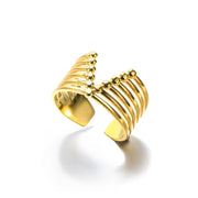 Stainless steel minimalist rings, view 9 - MRSLM