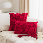 velvet decorative pillowcase, view 4 - MRSLM