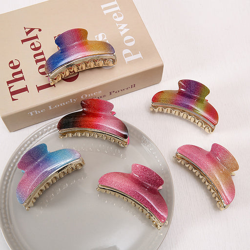 large acrylic gradient hair claw - MRSLM