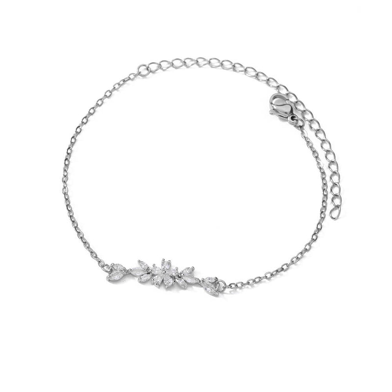flower charm bracelet, view 3 - MRSLM