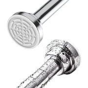 adjustable stainless steel tension shower curtain rod - MRSLM
