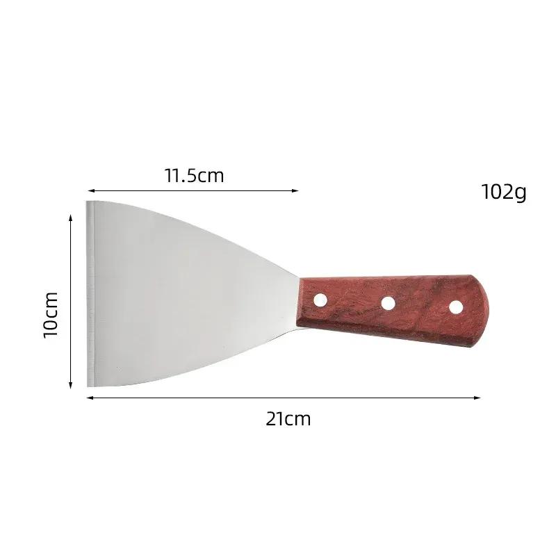 stainless steel wide kitchen spatula, view 2 - MRSLM