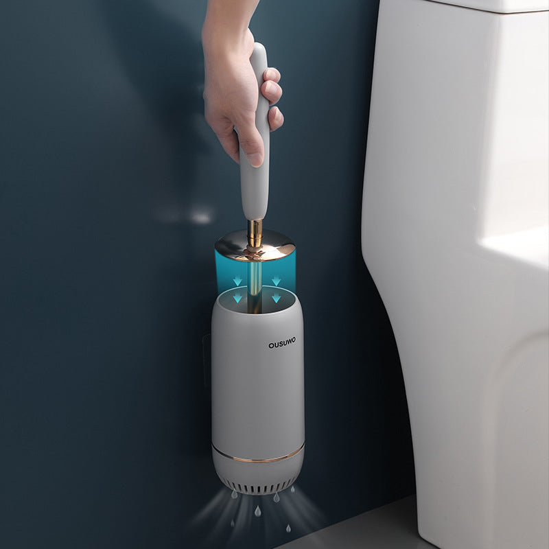 Wall-mounted silicone toilet brush, view 9 - MRSLM