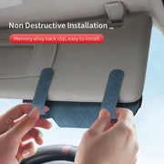 plaid car sunglasses holder, view 9 - MRSLM