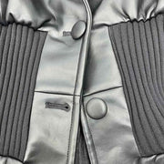 womens patchwork blazer, view 6 - MRSLM