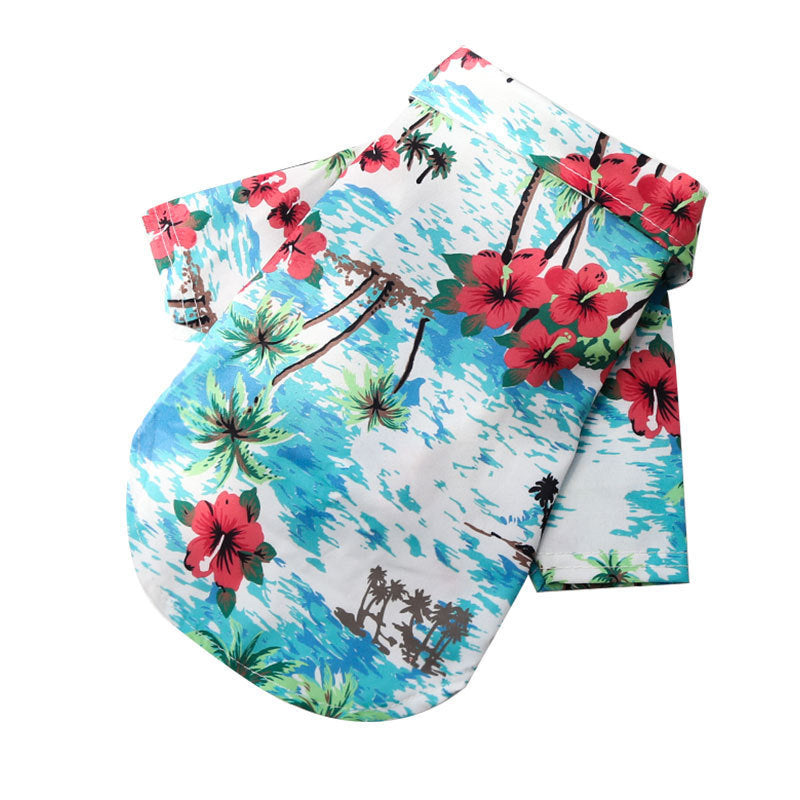 hawaiian summer breeze dog t-shirt, view 30 - MRSLM