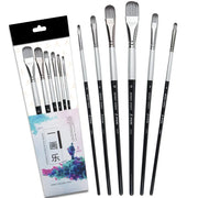 6-piece artist paint brush set, view 7 - MRSLM