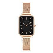 rectangle ultrathin mesh ladies watch, view 5 - MRSLM