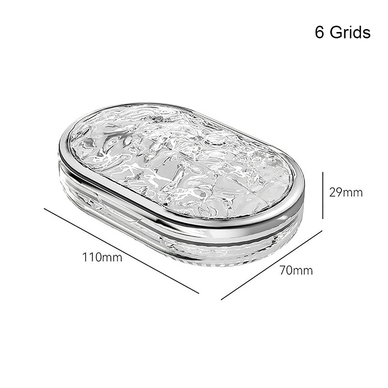 travel mini portable pill box, view 5 - MRSLM