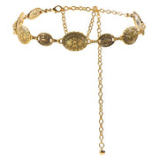retro metal waist chain belt, view 3 - MRSLM