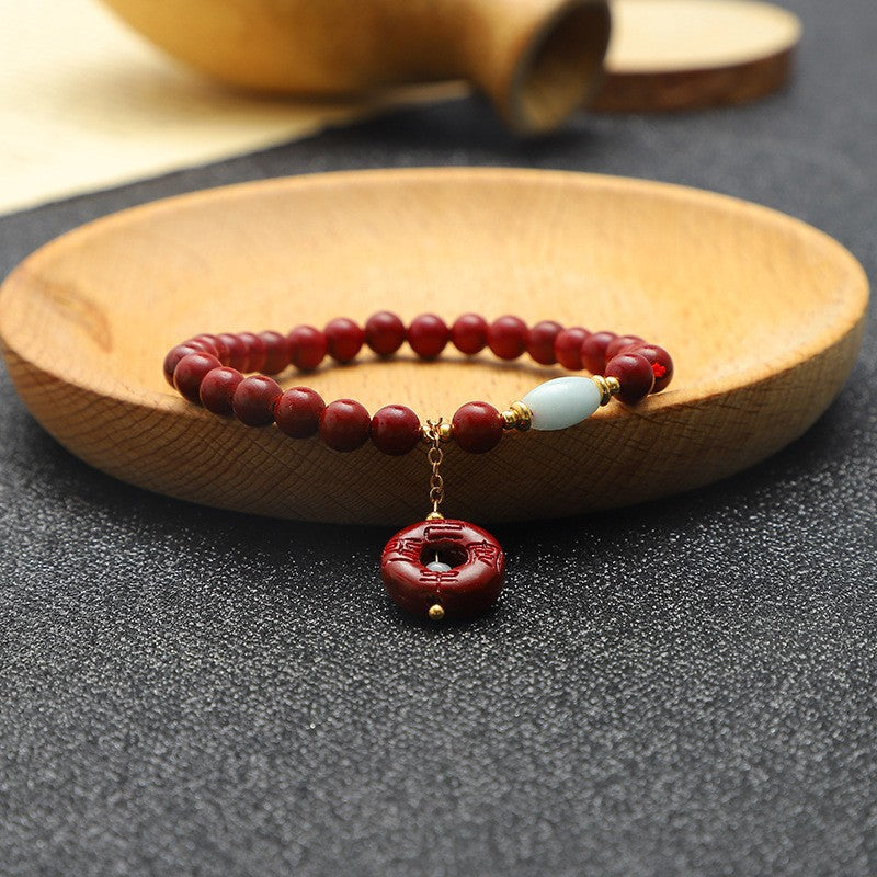 Cinnabar fox bracelet, view 2 - MRSLM