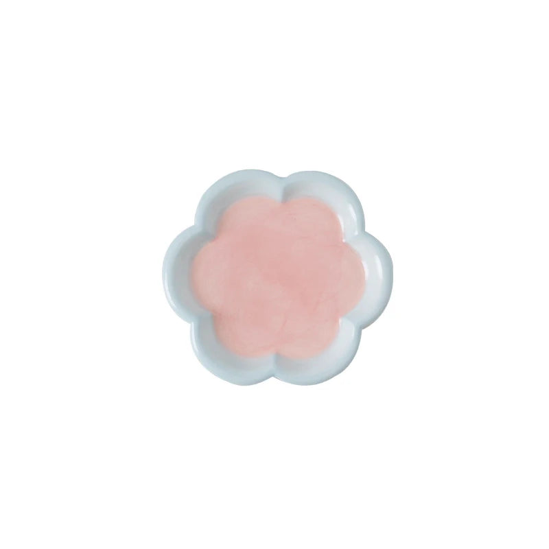 hand-painted ceramic cat food bowl, view 25 - MRSLM
