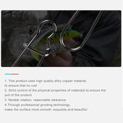 stainless steel fishing swivel snap connectors, view 8 - MRSLM