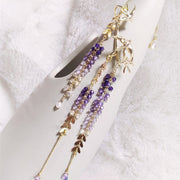 wisteria zirconia earrings - MRSLM