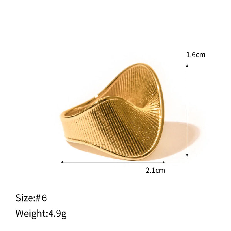 gold plated torsion ring, view 4 - MRSLM