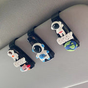 Compact car sun visor organizer with sunglasses holder, view 11 - MRSLM