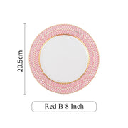 6-piece nordic ceramic plates set, view 4 - MRSLM