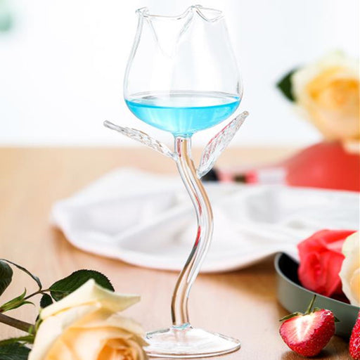 rose shaped red wine glass - MRSLM