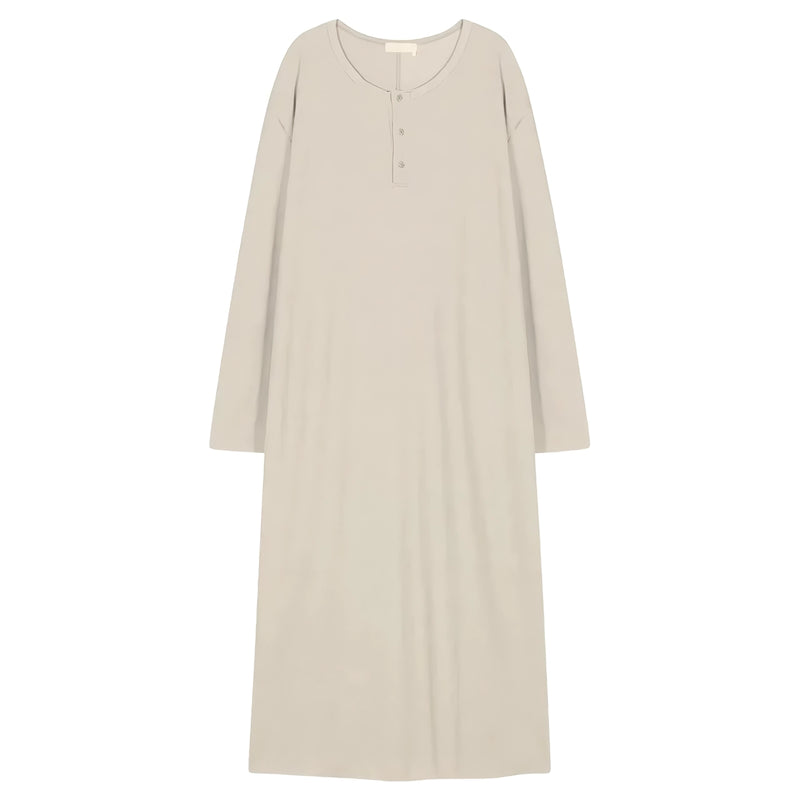 women's long-sleeved knit dress, view 8 - MRSLM