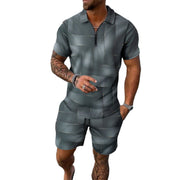 men's short-sleeve top and shorts set, view 4 - MRSLM