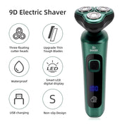 usb rechargeable electric shaver with lcd display, view 5 - MRSLM