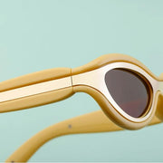 vintage steampunk round sunglasses, view 11 - MRSLM
