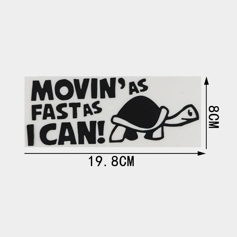reflective animal car decal, view 4 - MRSLM