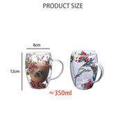 double wall glass tea mug with handle, view 12 - MRSLM
