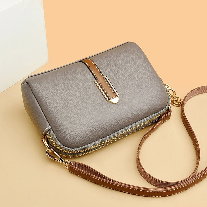 leather crossbody bag, view 16 - MRSLM
