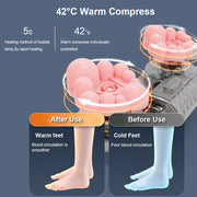 electric shiatsu foot massager with heat, view 6 - MRSLM