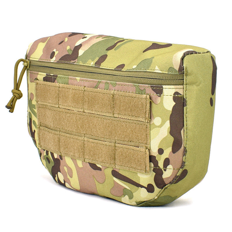 Lightweight expandable nylon waist storage bag, view 3 - MRSLM
