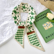 silk scarf hair band, view 12 - MRSLM