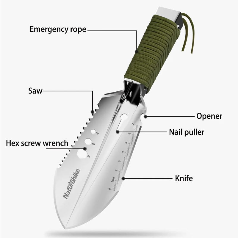 camping survival shovel, view 9 - MRSLM