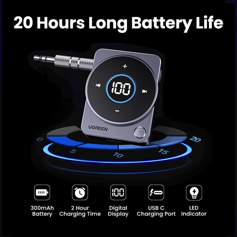 bluetooth 5.4 aux adapter, view 3 - MRSLM