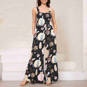 paisley wide leg jumpsuit set, view 26 - MRSLM
