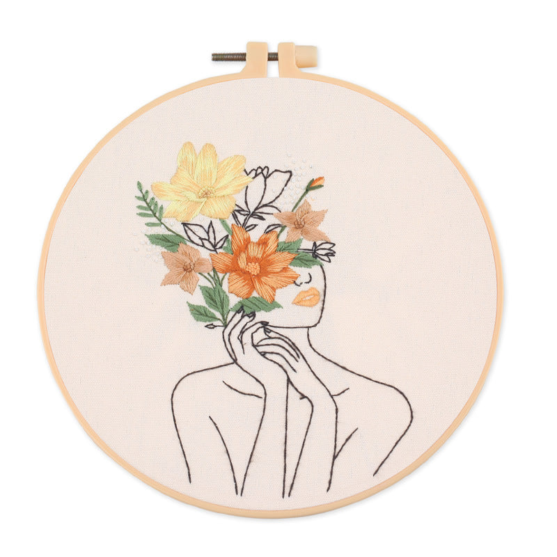 embroidery kit for beginners with patterns, view 4 - MRSLM