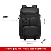 men's leisure travel backpack, view 8 - MRSLM