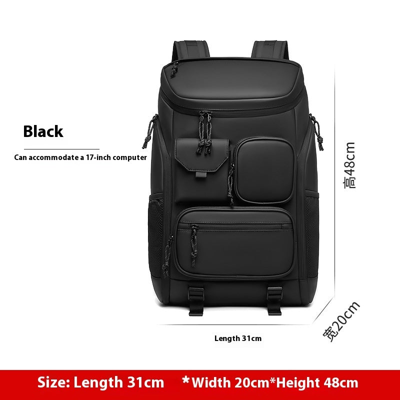 men's leisure travel backpack, view 8 - MRSLM